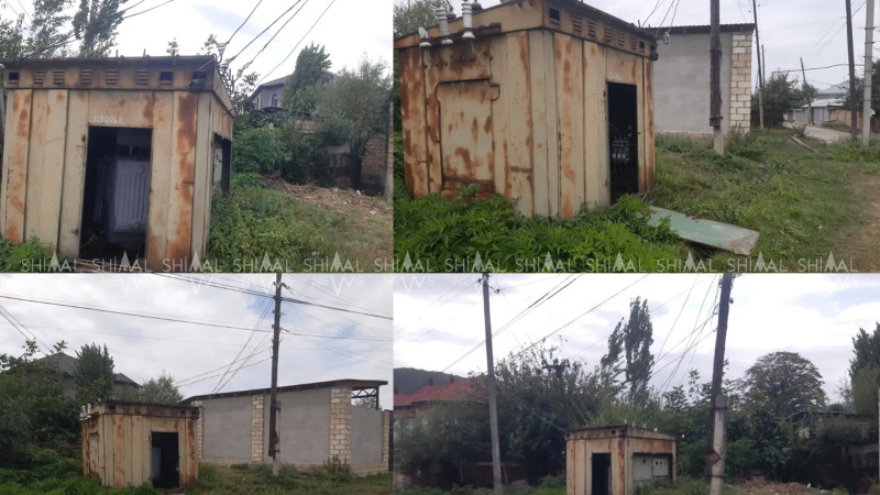 1-ci Nügədidə təhlükə mənbəyi olan transformator