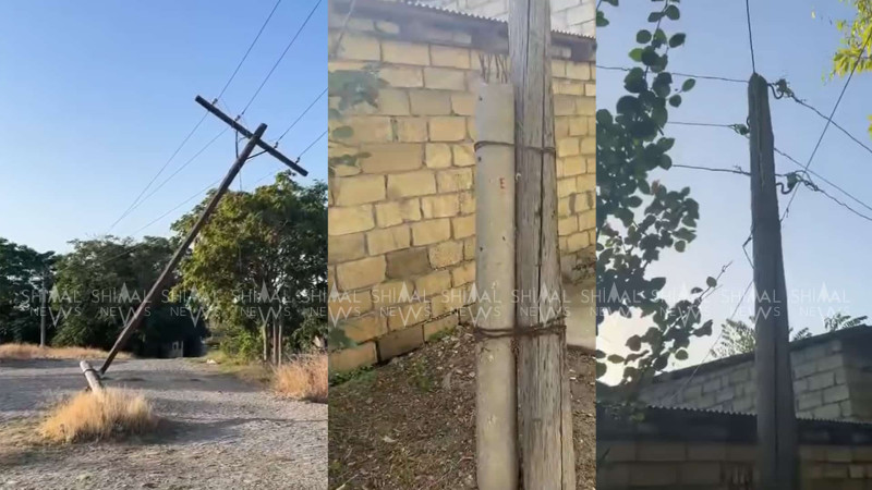 Xaçmazın “səssiz təhlükəsi”: Elektrik dirəkləri