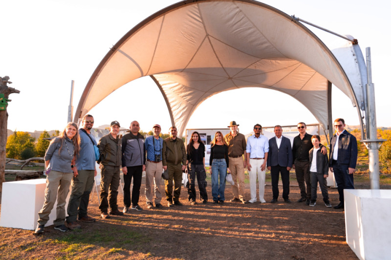 Leyla və Arzu Əliyevalar Qaxda Axar-Baxar Milli Parkının açılışında iştirak ediblər