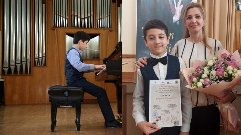 Qusarlı şəhid övladı musiqidə təsəlli tapıb