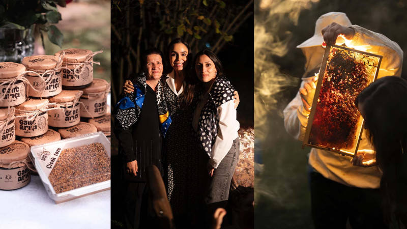 Leyla Əliyeva Qəbələdə “Gənc arıçı”larla görüşdü - FOTO