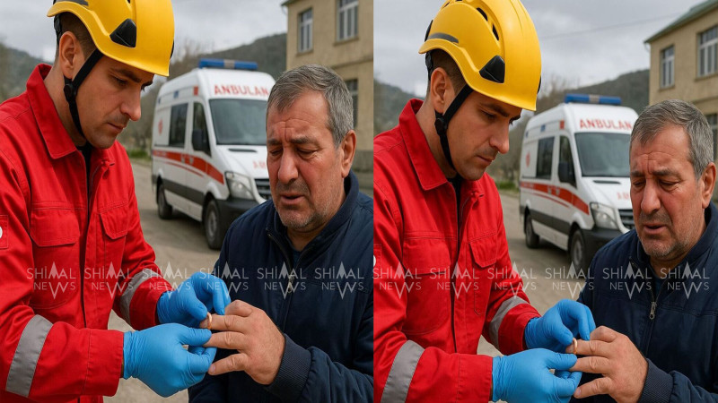 Şəki sakini üzüyə görə köməksiz qaldı