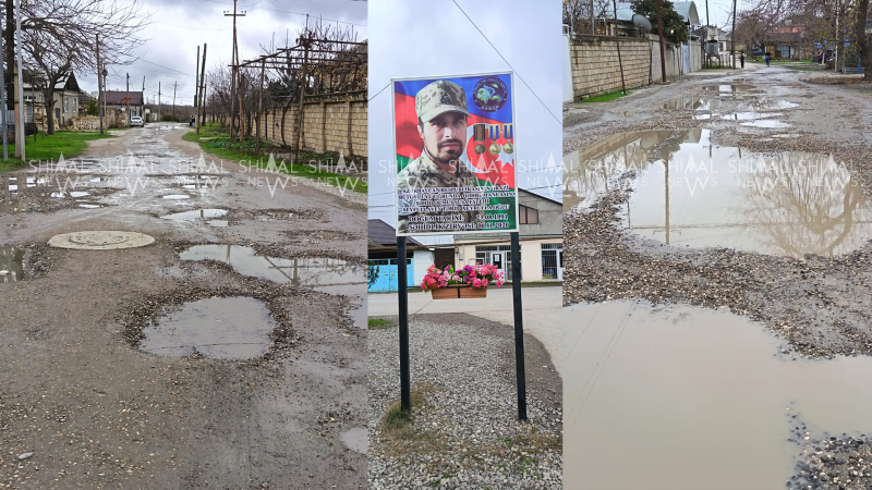 Şəhidin adını daşıyan küçə baxımsız vəziyyətdə – Xaçmazda acı mənzərə