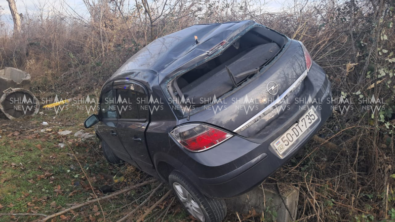 Qaxda ağır qəza - FOTO