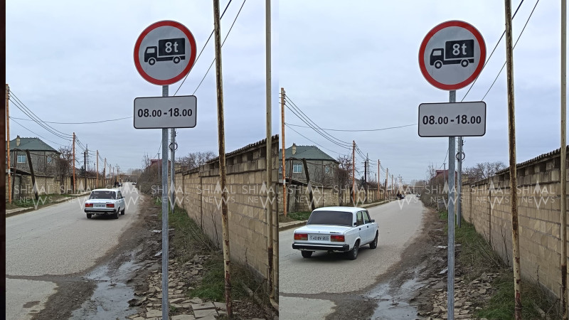 NƏHAYƏT: Bu yol yük avtomobillərinə bağlandı