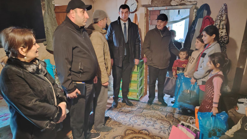 Qusarda aztəminatlı ailələrə dəstək göstərilib