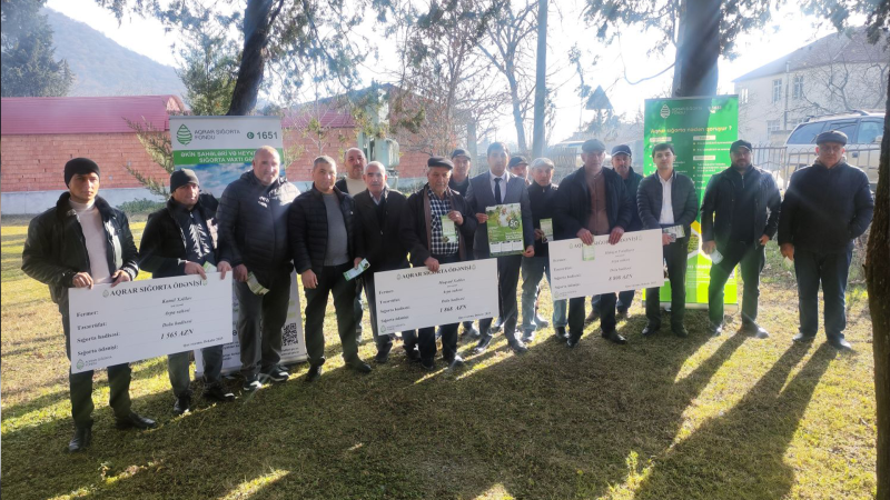 Qax və Zaqatalada fermerlər 22 min manat sığorta alıblar