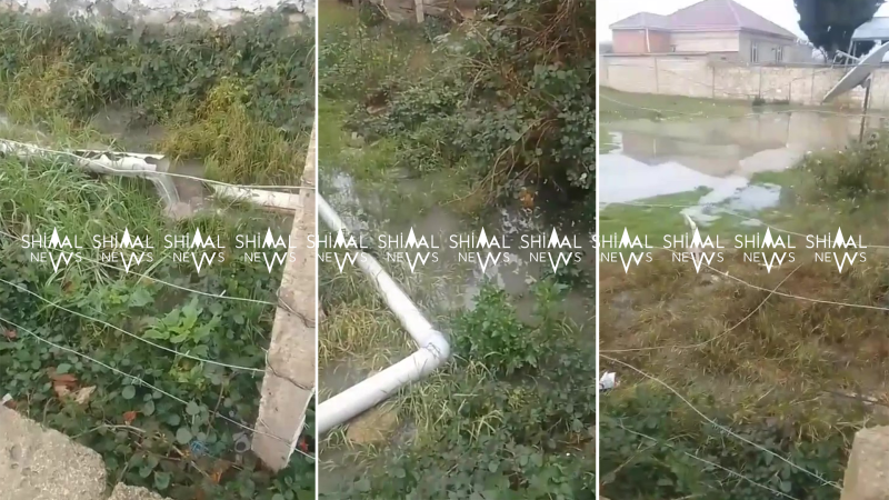 Çirkab sular evlərə dolur, qurumlar susur – Şabranda acınacaqlı mənzərə