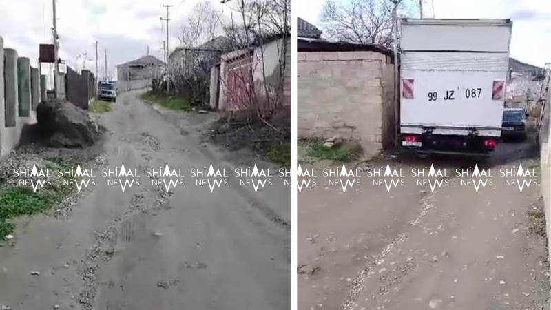 Yol yox, təhlükə mənbəyi: Şabranda sakinlər kömək istəyir