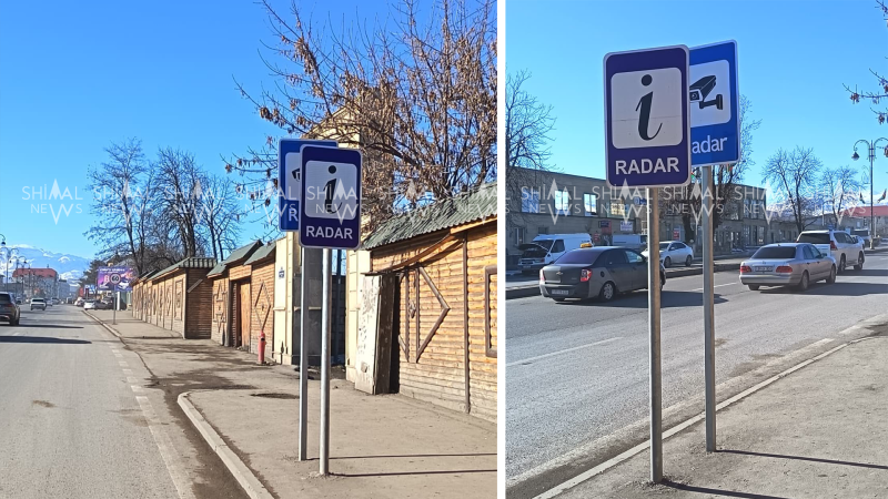 İkisi bir boyda gəzən gözəllər - Qubada yol nişanları - VİDEO