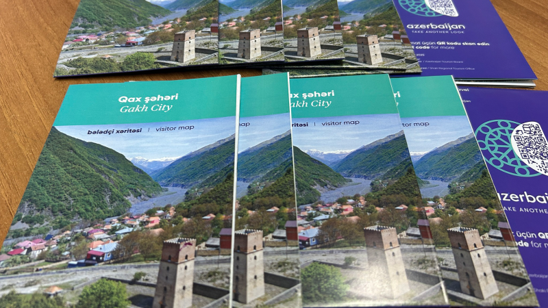 Qax rayonunda turistlər üçün yeni bələdçi xəritə təqdim edildi
