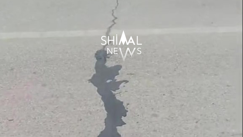 Xaçmazda təhlükəli körpünün çatlarına yamaq vuruldu - VİDEO