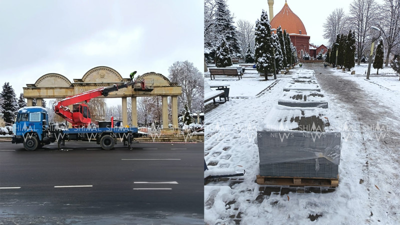 Quba Meydanında təmir-bərpa işlərinə başlanılıb