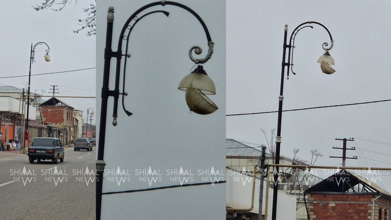 Qubada məktəb qarşısında təhlükə