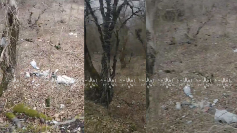 Oğuz-Xalxal yolu zibilliyə çevrilib