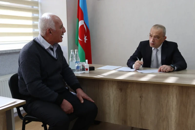 ADSEA-nın sədri Qəbələdə vətəndaşları qəbul edib