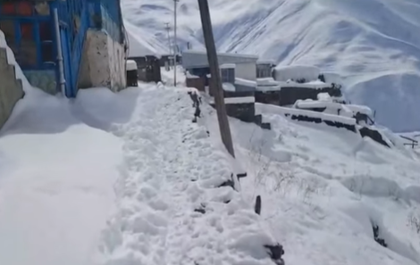 Xınalıq yolu BAĞLANDI