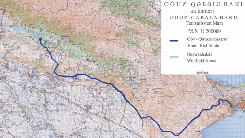 Həyat mənbəyi Oğuz-Qəbələ-Bakı su kəməri