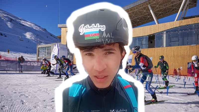 Qusarlı xizəkçi uğur qazandı - VİDEO