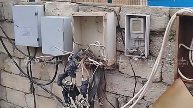 Xaçmazda potensial faciə riski – Məktəb yaxınlığında elektrik kabelləri açıq qalıb