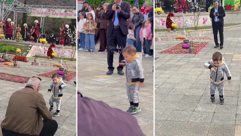 Balakəndə balaca rəqqas sosial şəbəkələri fəth etdi