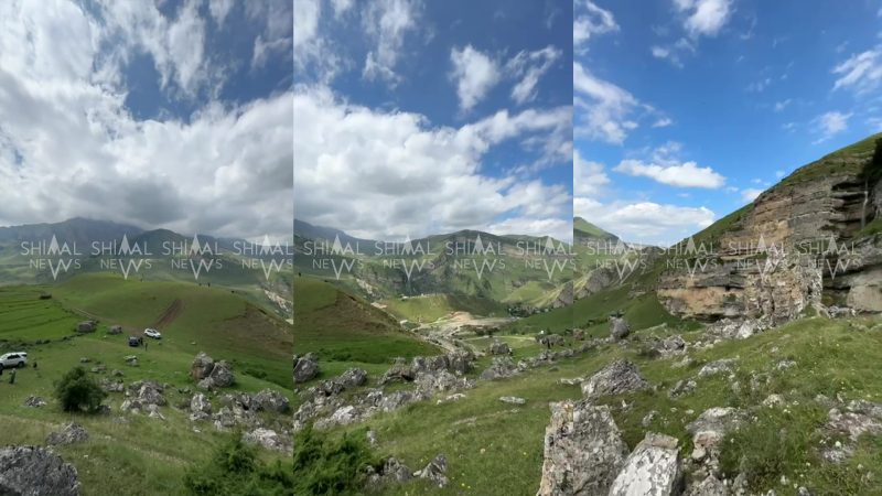 Qusarın Laza kəndinə turist axını artıb - VİDEO