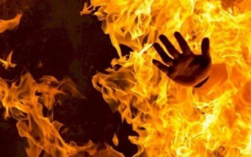 Qəbələdə kişi yanaraq öldü