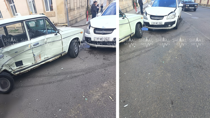 Qubada yol qəzası baş verib - FOTO