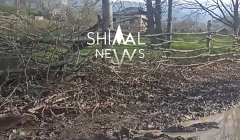 Qubada palçıqlı yol problemi: Uşaqlarımız iki dəfə ayaqqabı dəyişir