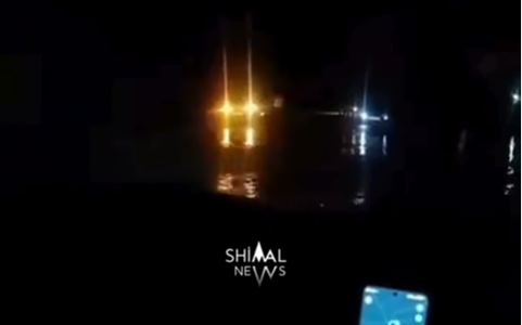 Şəkidə yollar su altında qaldı