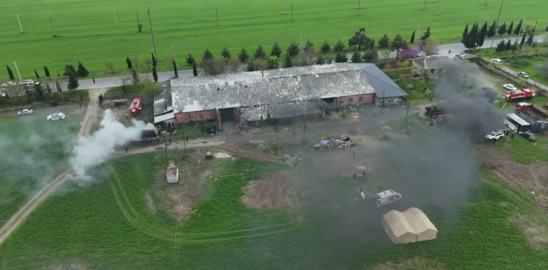 Oğuzda mülki müdafiə təlimi: 254 şəxsi heyət, 41 texnika