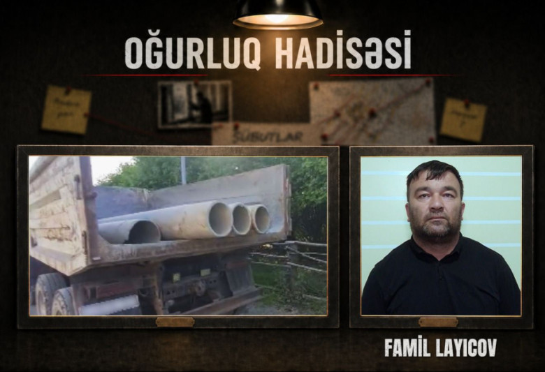 Balakəndə kanalizasiya borularını oğurlayan şəxs saxlanıldı
