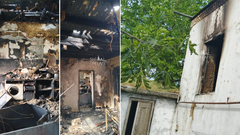 Xudatda baş həkimin evi yandı – FOTO