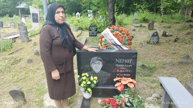 Zaqatalada şəhid Nemət Kusayevin anım günü qeyd olunub
