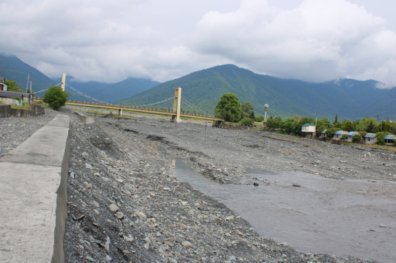 Zaqatalada sel təhlükəsinə qarşı 1000 metr beton bənd tikiləcək