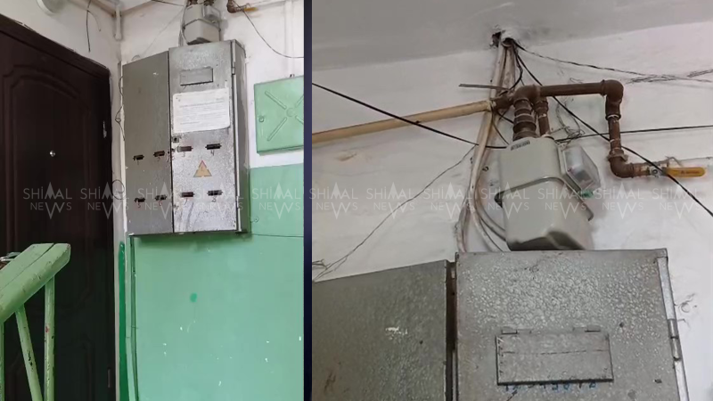 Elektrik və qaz eyni nöqtədə: Xaçmazdakı çoxmənzilli binada təhlükə