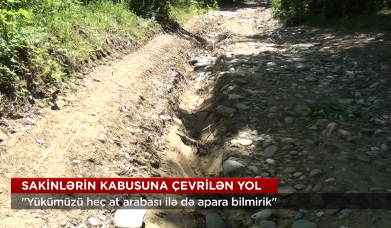 Qubanın bu kəndinə Təcili yardım belə gələ bilmir