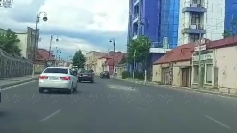 Qubada yolun ortasında sürücülərə sürpriz