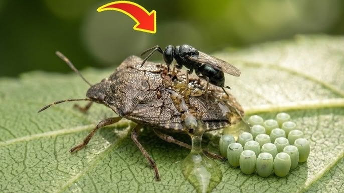 Qəhvəyi mərmər bağacığını samuray arıları məhv edəcək