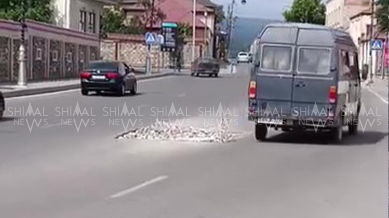 Qubada 1 aydır qazılan yol unuduldu: Təhlükə hər gün böyüyür