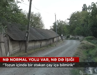 Kürd kəndi kömək gözləyir: Baxan yoxdur
