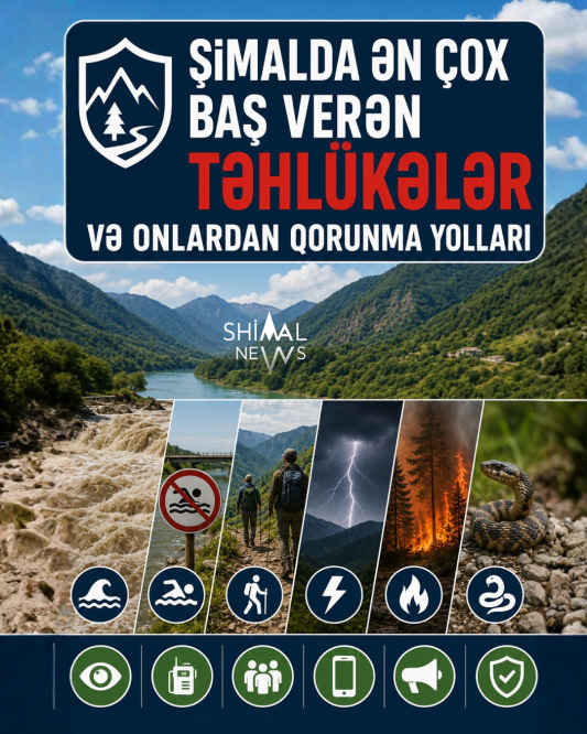 Şimalda ən çox baş verən təhlükələr və onlardan qorunma yolları
