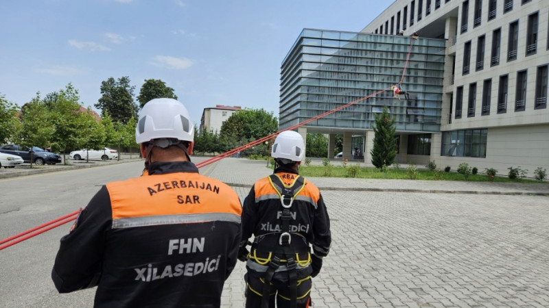 Quba xəstəxanasında fövqəladə hallar üzrə təlim keçirilib