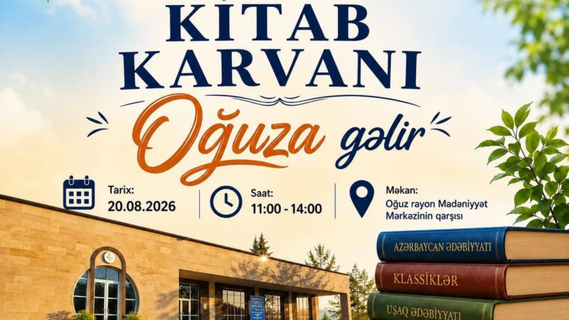 Oğuzdan Kitab karvanı keçəcək