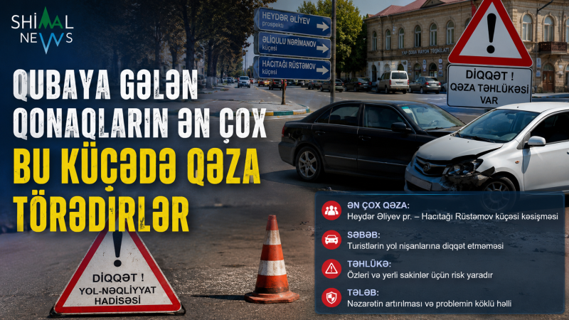 Qubaya gələn qonaqların ən çox qəza törətdiyi küçə