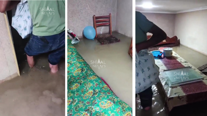 Şəkidə Qudula kəndini yenidən su basıb – sakinlər kömək istəyir