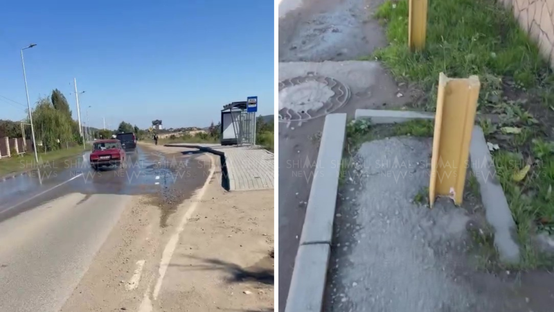 Qusarda bir yolun iki nöqsanı – Biri yeni, digəri illərin