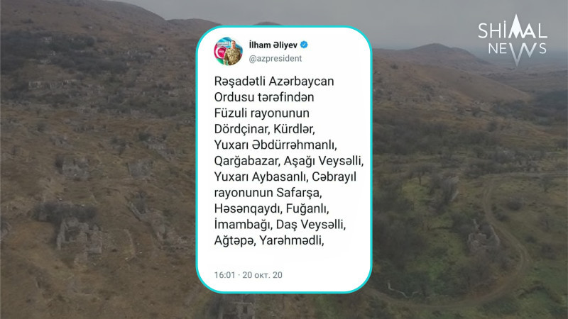Vətən müharibəsinin 24-cü günü: XRONİKA