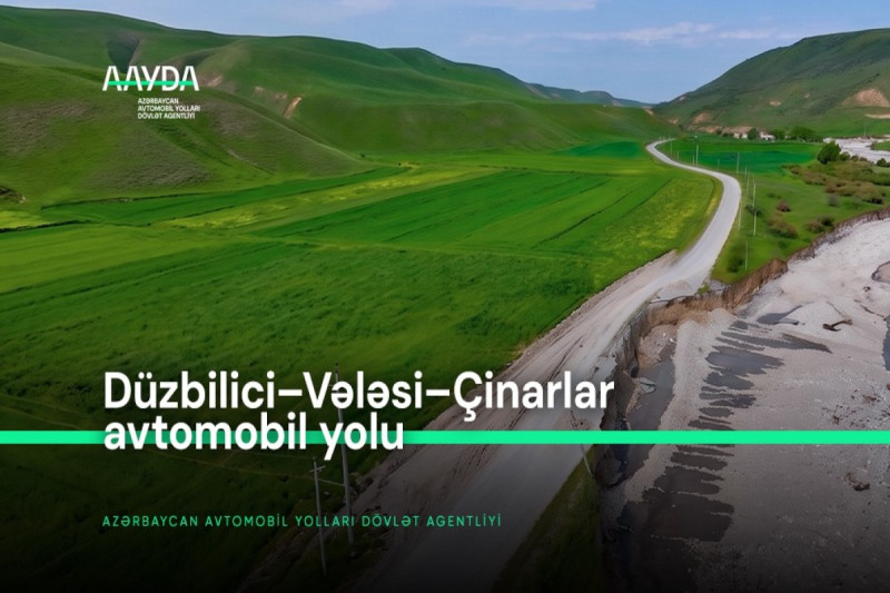 Şabranda sel nəticəsində sıradan çıxmış yol və körpülər bərpa olunub