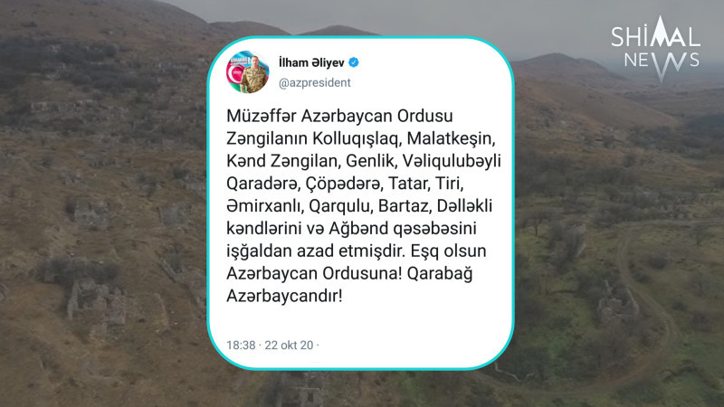 Vətən müharibəsinin 26-cı günü: XRONİKA
